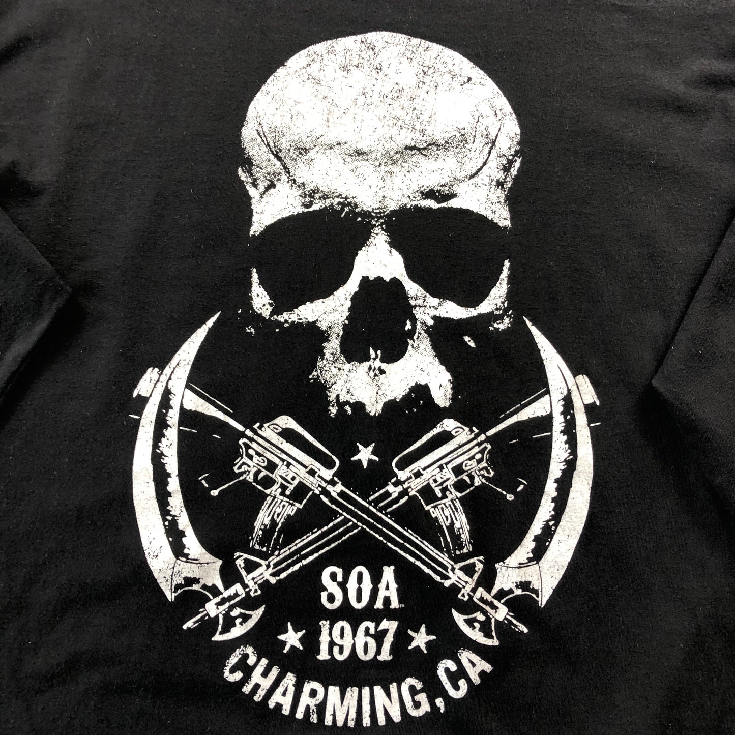 Vintage Sons Of Anarchy Road Gear Reaper Crew Long Sleeve T Shirt XXL