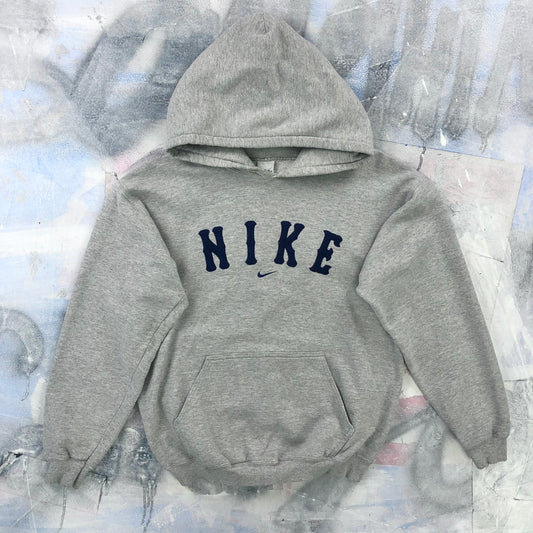Vintage 90s Nike Center Swoosh Hoodie Sweatshirt M