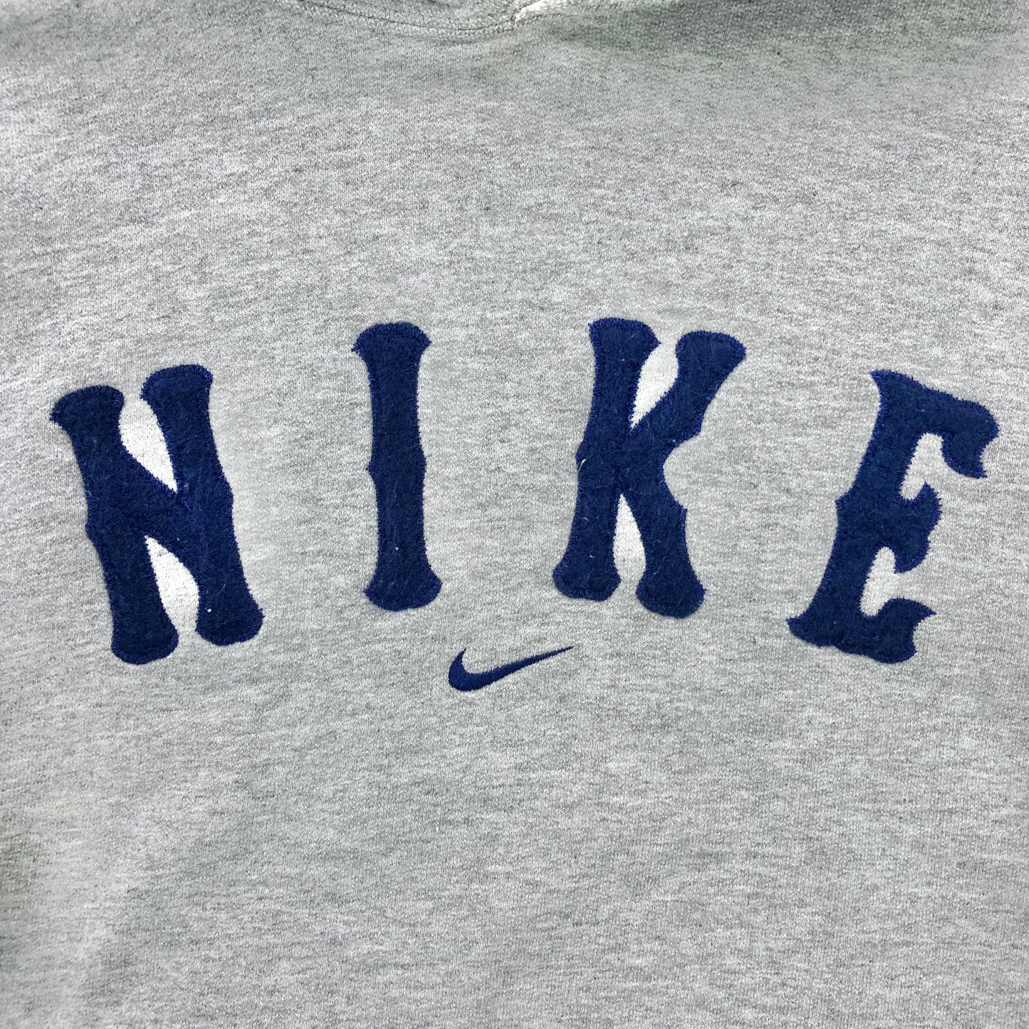 Vintage 90s Nike Center Swoosh Hoodie Sweatshirt M