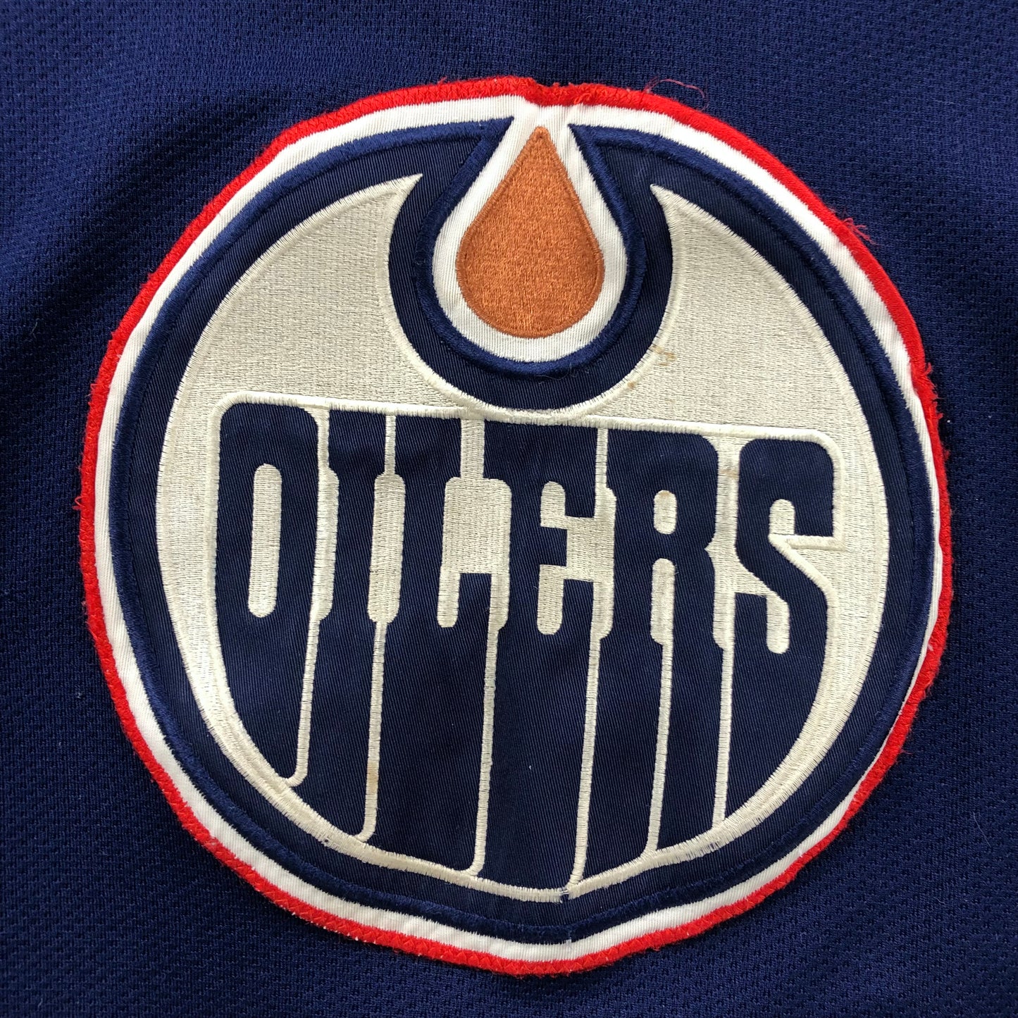 Vintage Starter NHL Edmonton Oilers Oilman Jersey L (Youth)