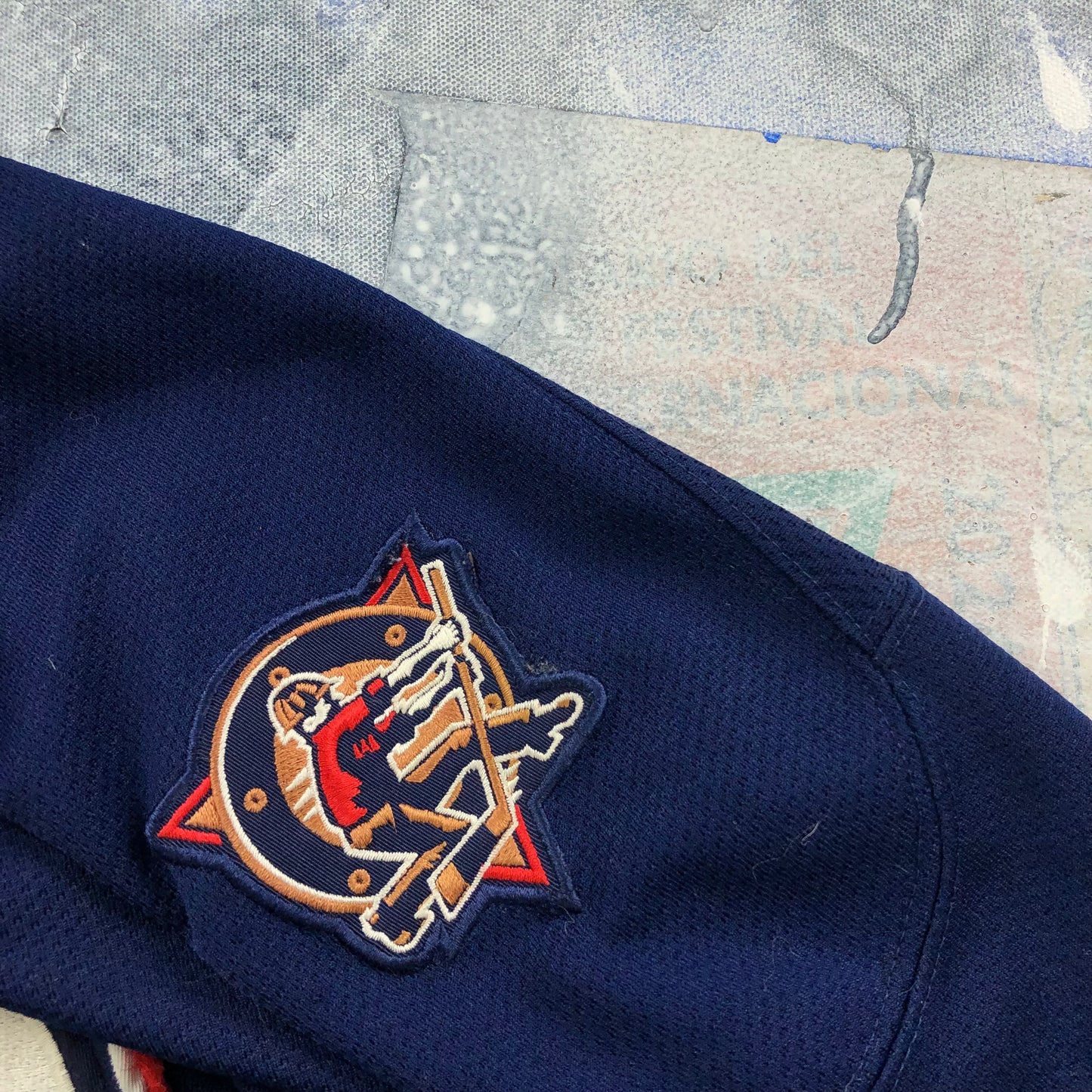 Vintage Starter NHL Edmonton Oilers Oilman Jersey L (Youth)