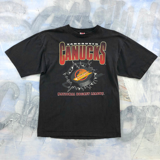 Vintage 90s NHL Vancouver Canucks T Shirt XL