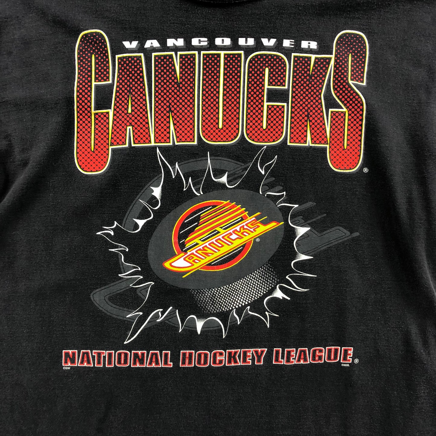 Vintage 90s NHL Vancouver Canucks T Shirt XL