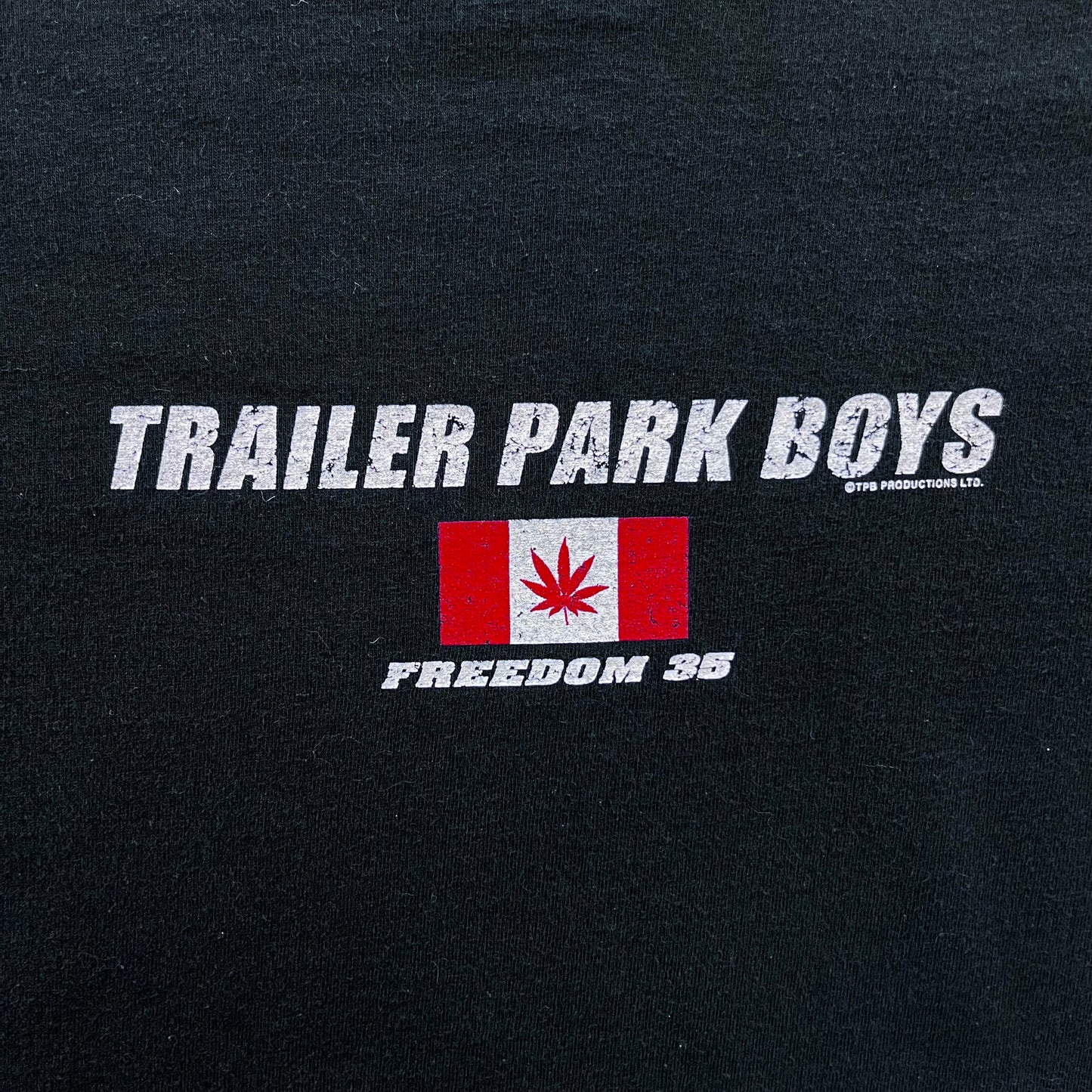 Vintage Trailer Park Boys Freedom 35 Promo T Shirt XL