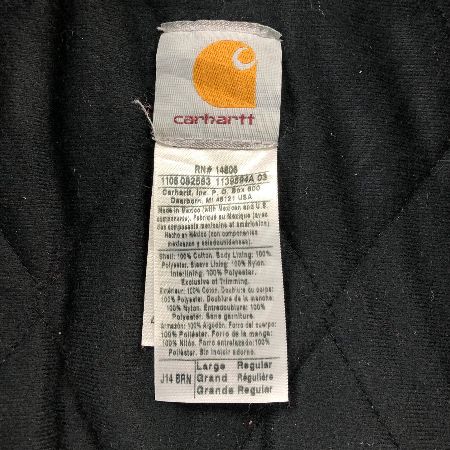 Vintage Carhartt J14 Santa Fe Zip Jacket L