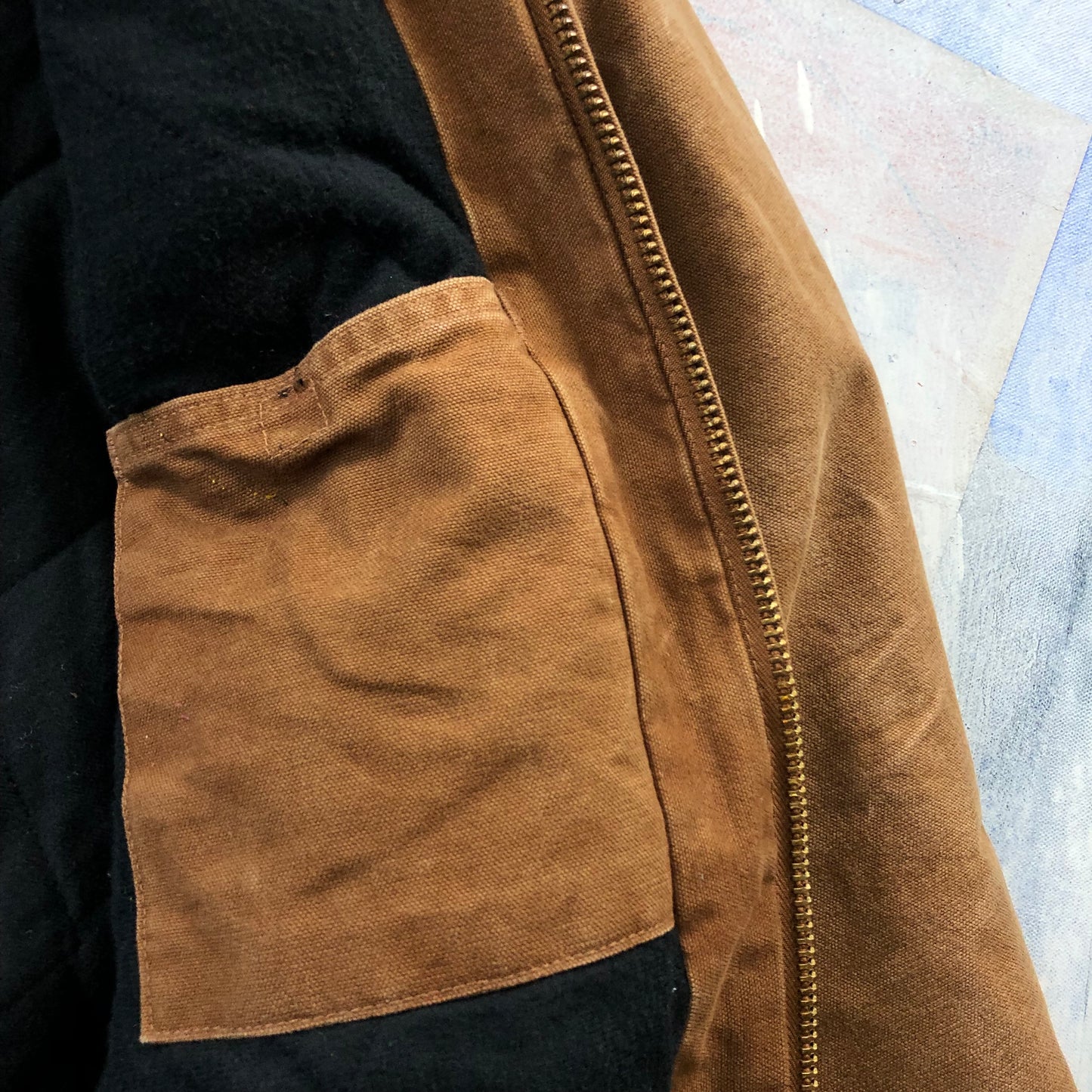 Vintage Carhartt J14 Santa Fe Zip Jacket L