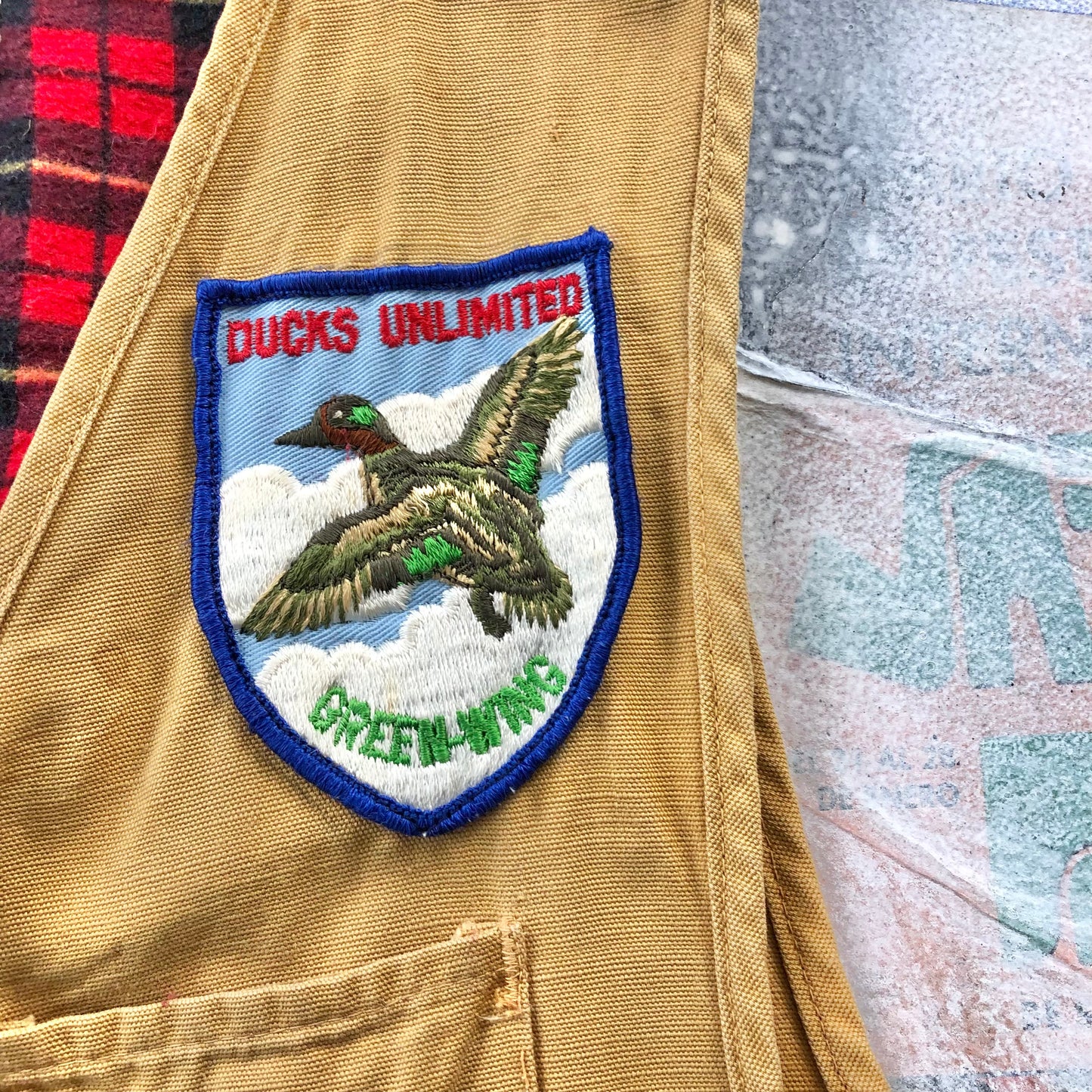 Vintage Black Sheep Hunting Clothing Custom Patch Zip Vest S