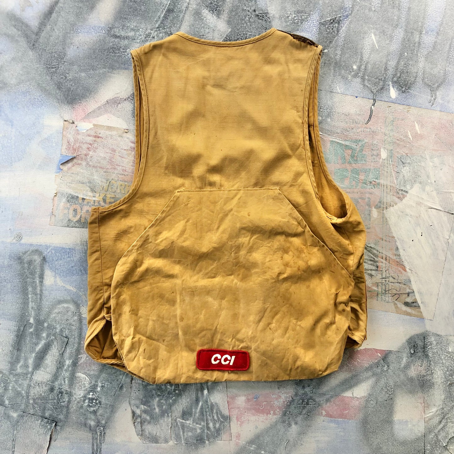 Vintage Black Sheep Hunting Clothing Custom Patch Zip Vest S