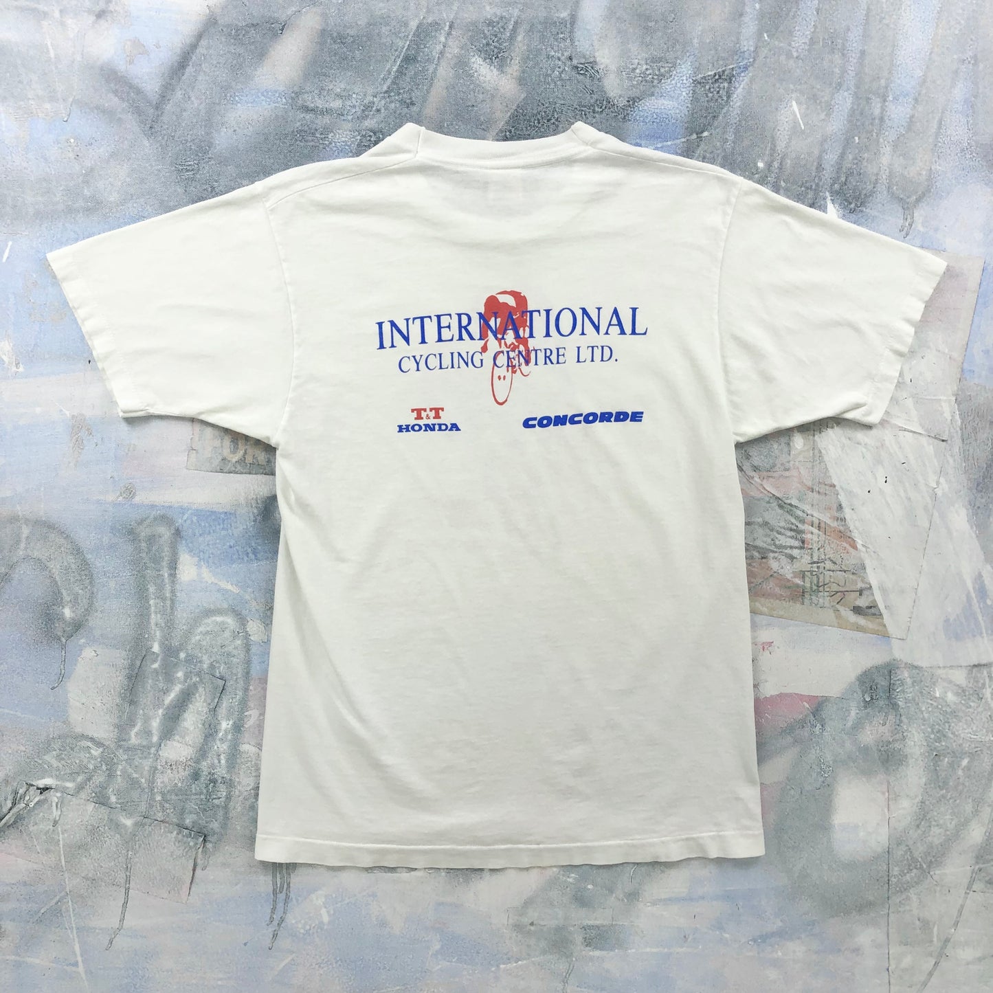 Vintage 90s International Cycling Centre Big Hill Springs Road Race T Shirt L