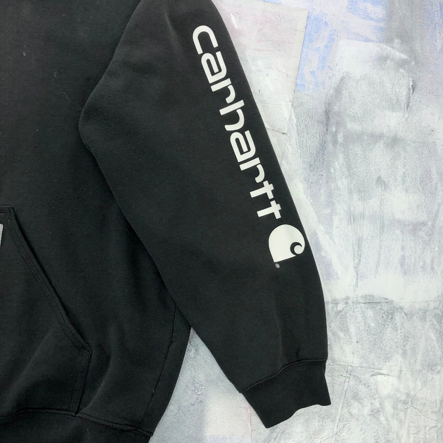 Carhartt Pocket Logo Hoodie Sweatshirt XL