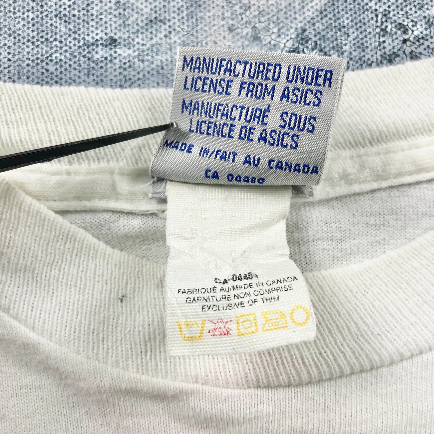 Vintage 90s Asics Race Crew Teleglobe Triatholon Series T Shirt XL