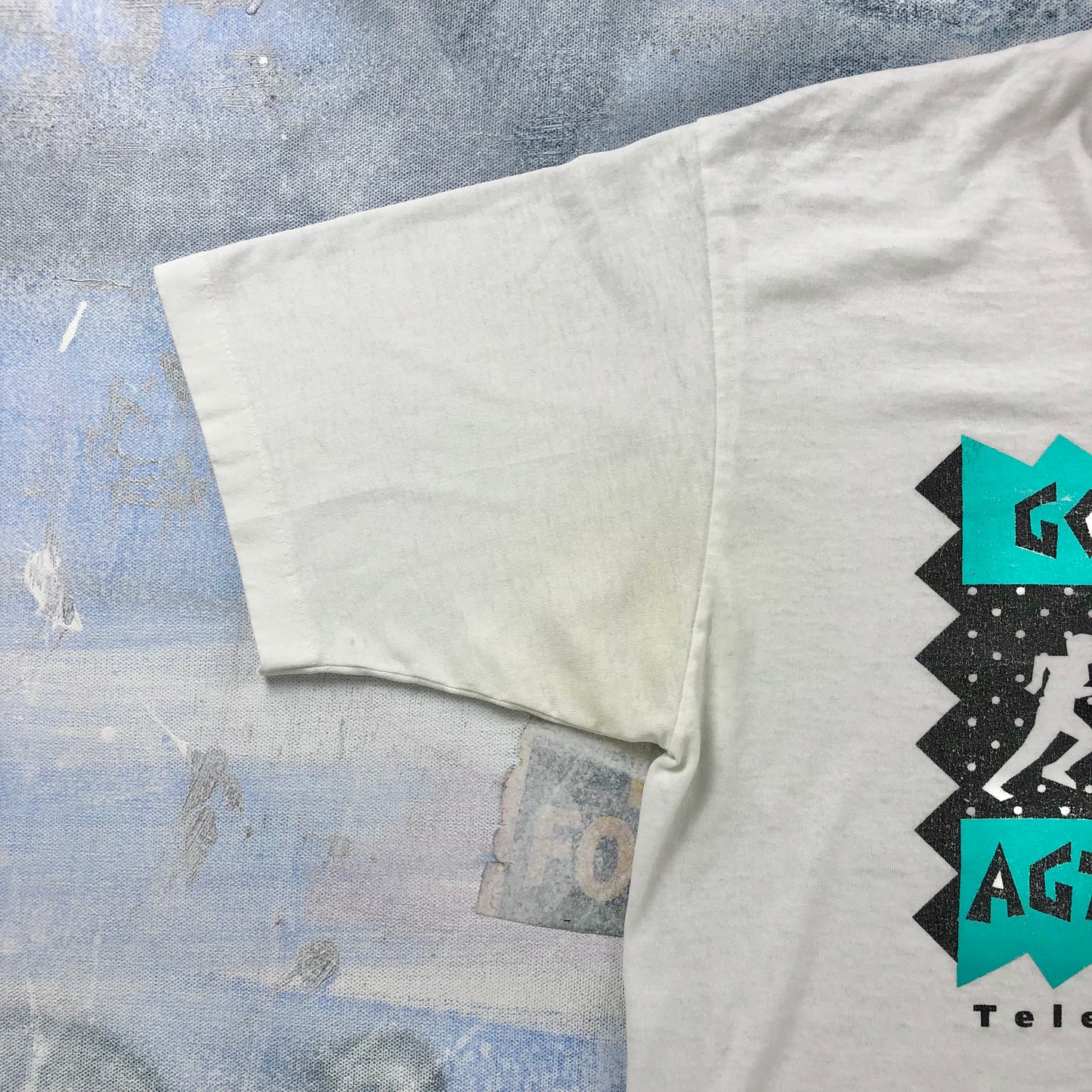 Vintage USA 80s Go The Distance AGT Long Distance Single Stitch T Shirt L