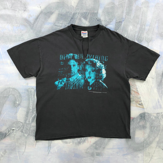 Vintage 90s The X Files Deny Everything Trust No One T Shirt XL
