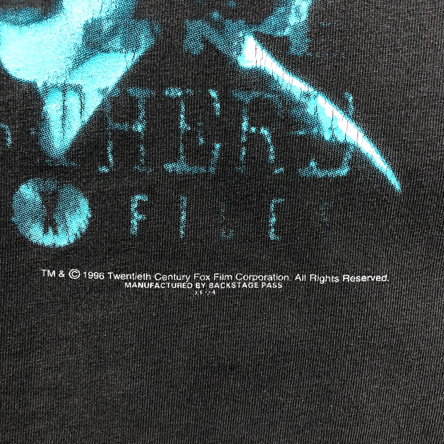 Vintage 90s The X Files Deny Everything Trust No One T Shirt XL