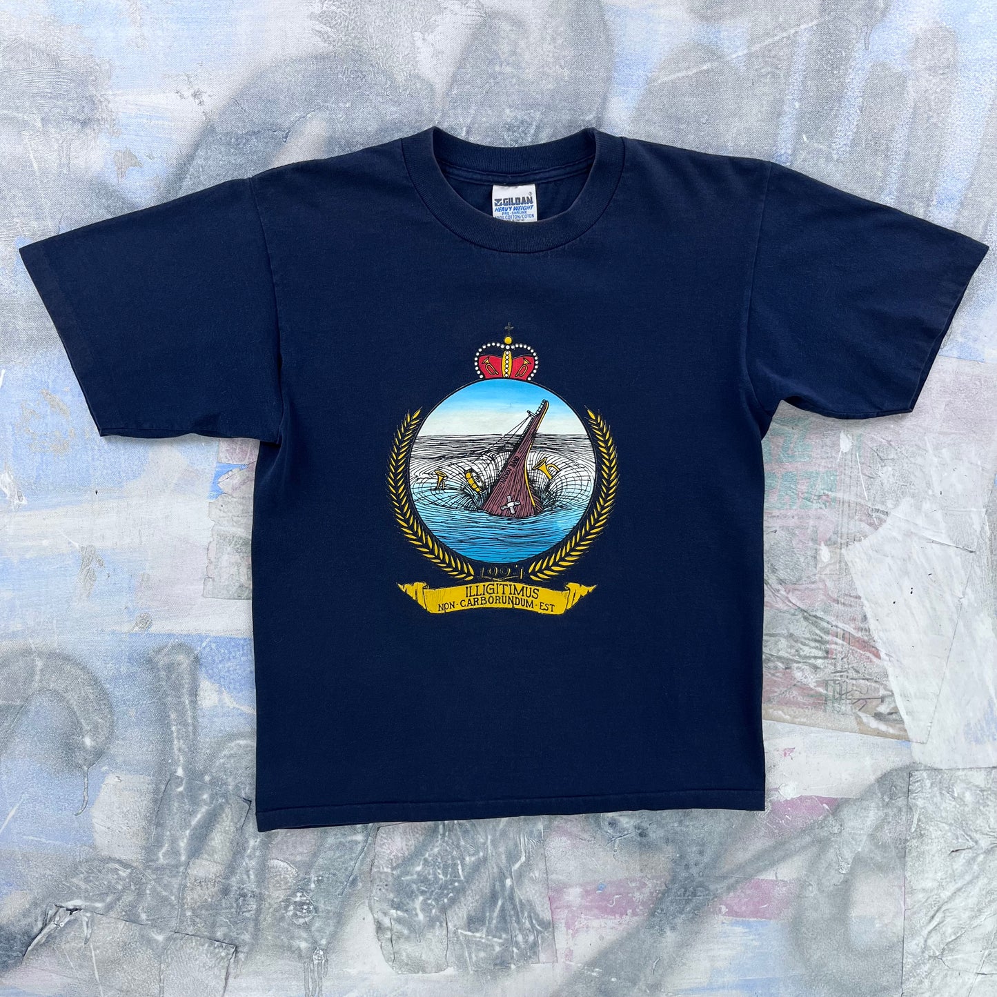 Vintage Naden Band Of Royal Canadian Navy T Shirt M