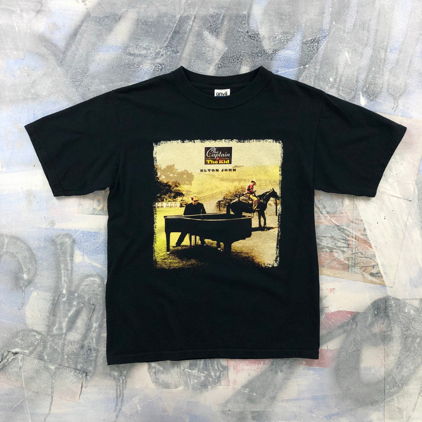 Vintage Elton John The Captain & The Kid 2006 Tour T Shirt M