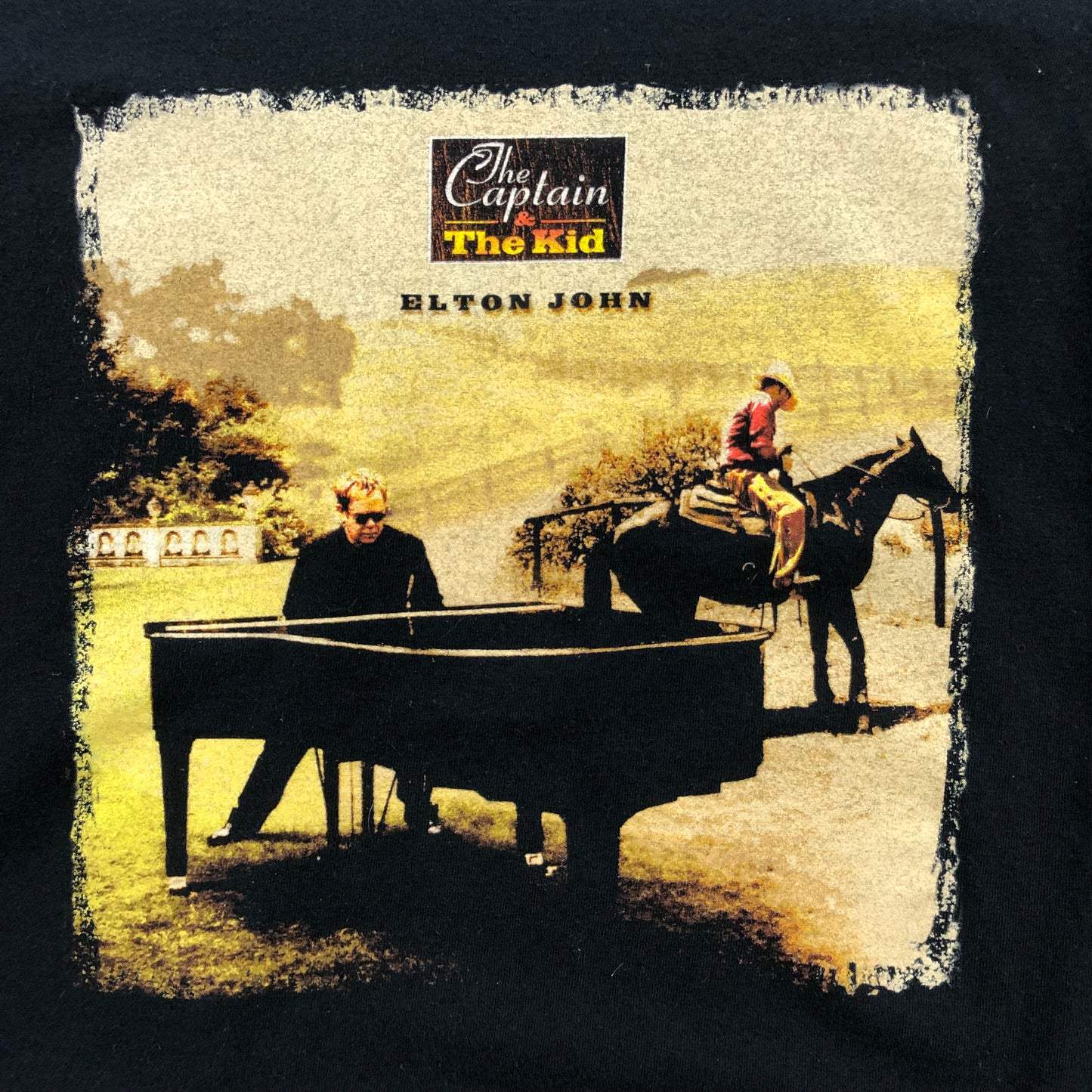 Vintage Elton John The Captain & The Kid 2006 Tour T Shirt M