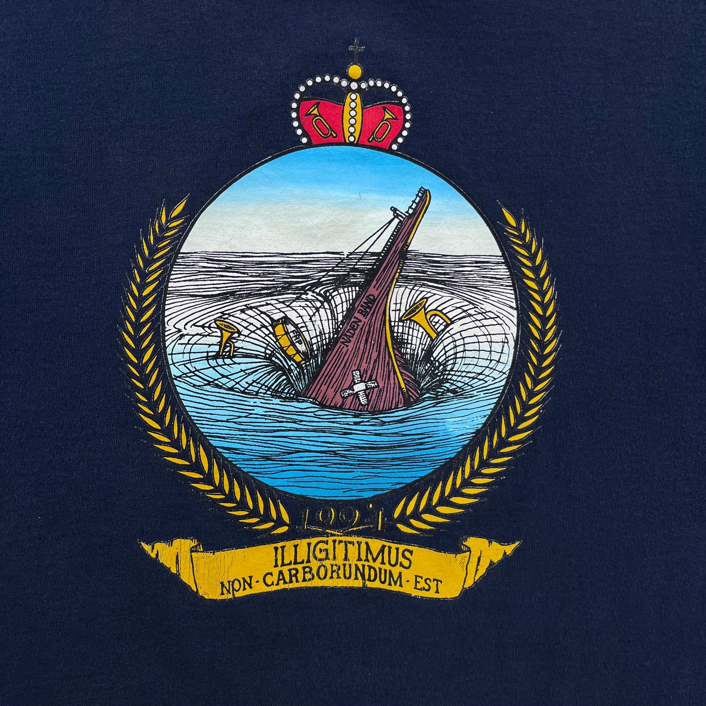 Vintage Naden Band Of Royal Canadian Navy T Shirt M