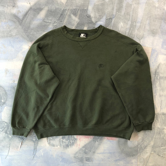 Vintage 90s Starter Embroided Crewneck Sweatshirt XL