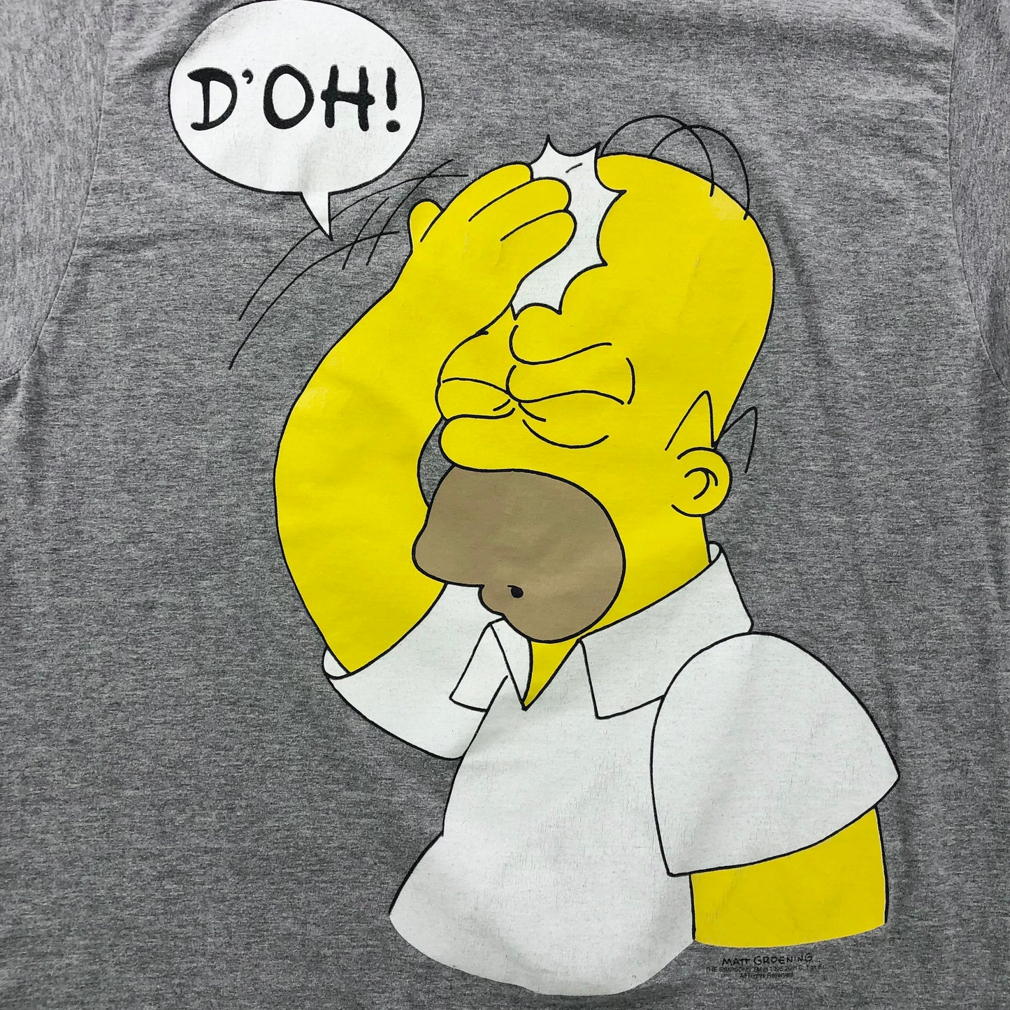 Vintage 90s Simpsons Homer Doh T Shirt L