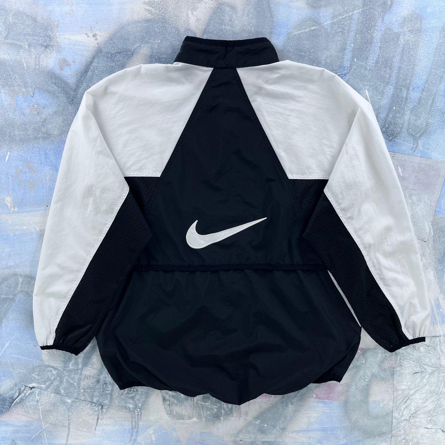 Vintage 90s Nike Swoosh Windbreaker Zip Jacket L