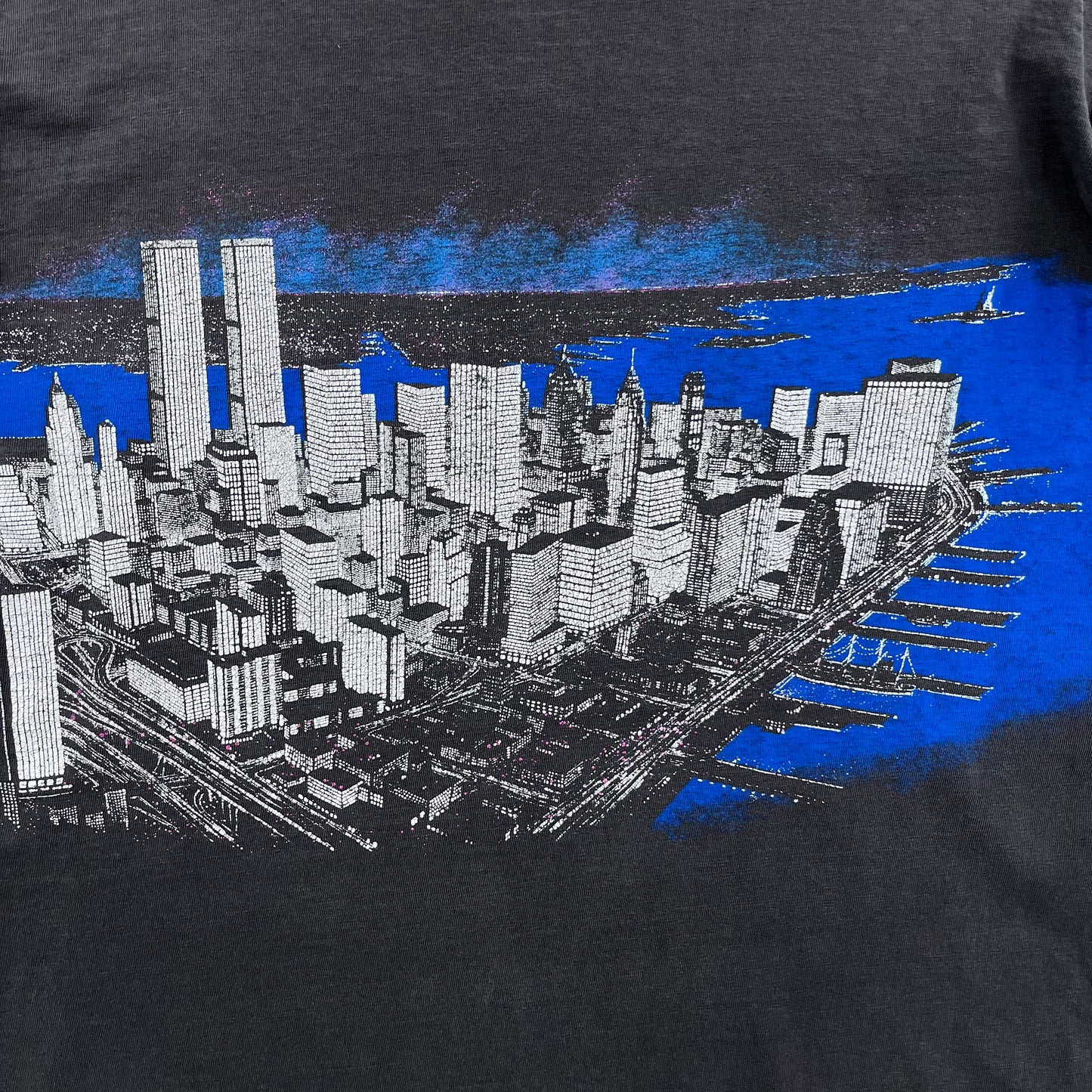 Vintage 90s USA New York City Single Stitch T Shirt XL