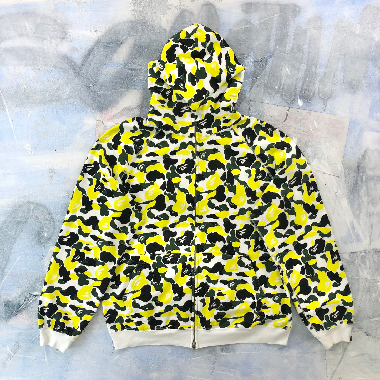 A Bathing Ape Osaka City Camo Full Zip Hoodie Sweatshirt L