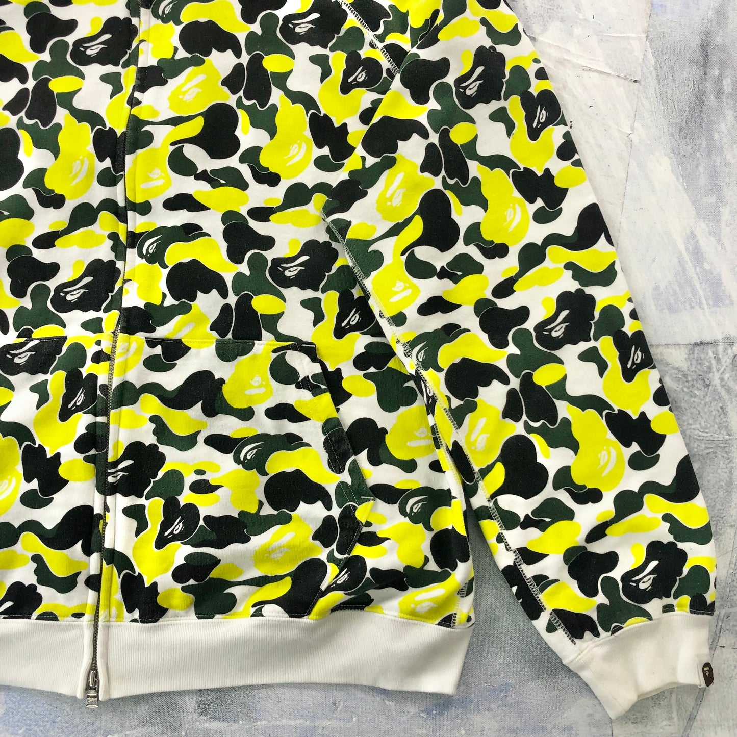 A Bathing Ape Osaka City Camo Full Zip Hoodie Sweatshirt L
