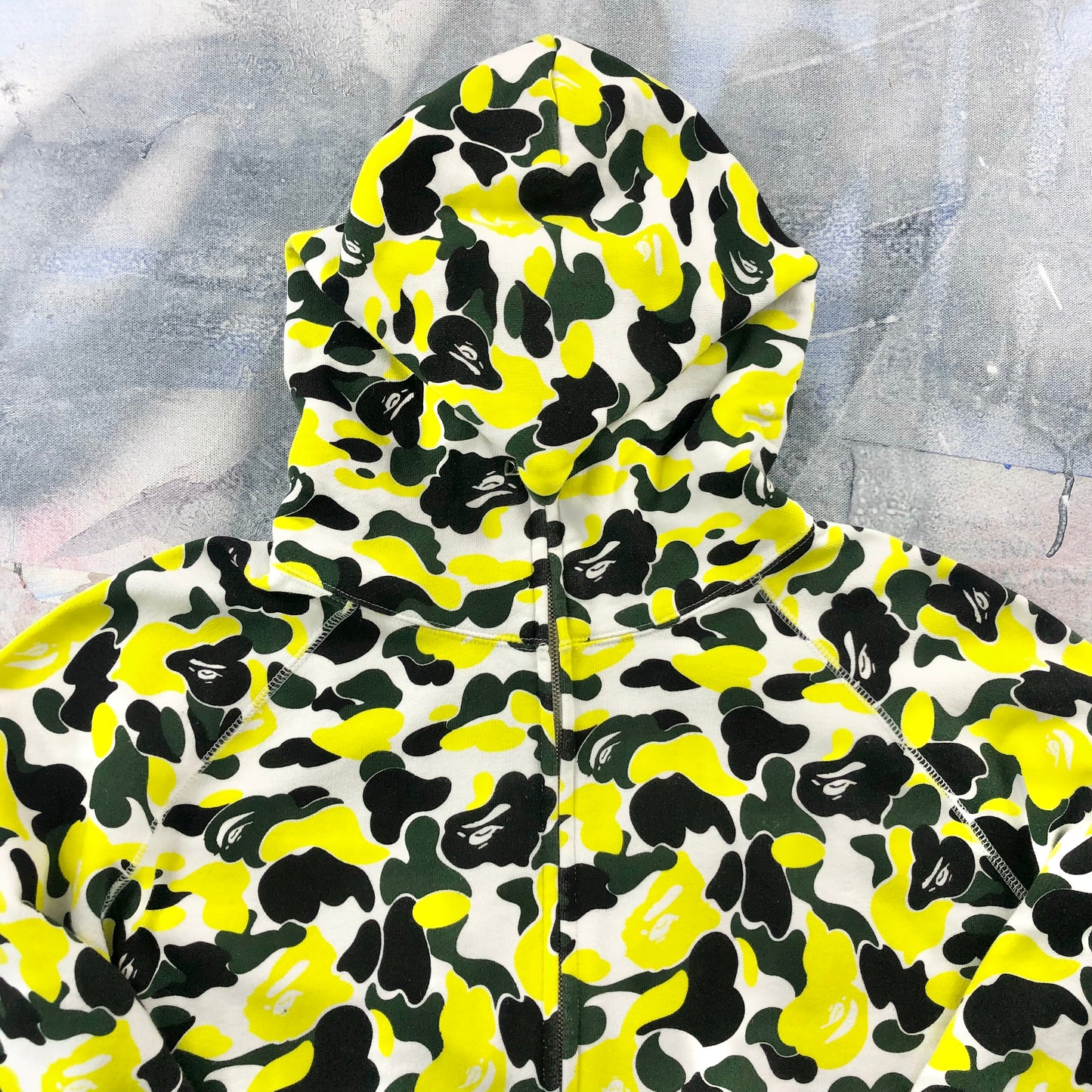A Bathing Ape Osaka City Camo Full Zip Hoodie Sweatshirt L
