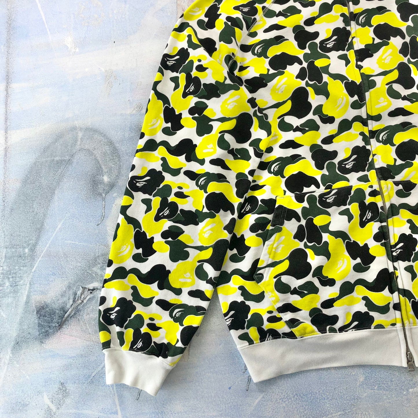A Bathing Ape Osaka City Camo Full Zip Hoodie Sweatshirt L
