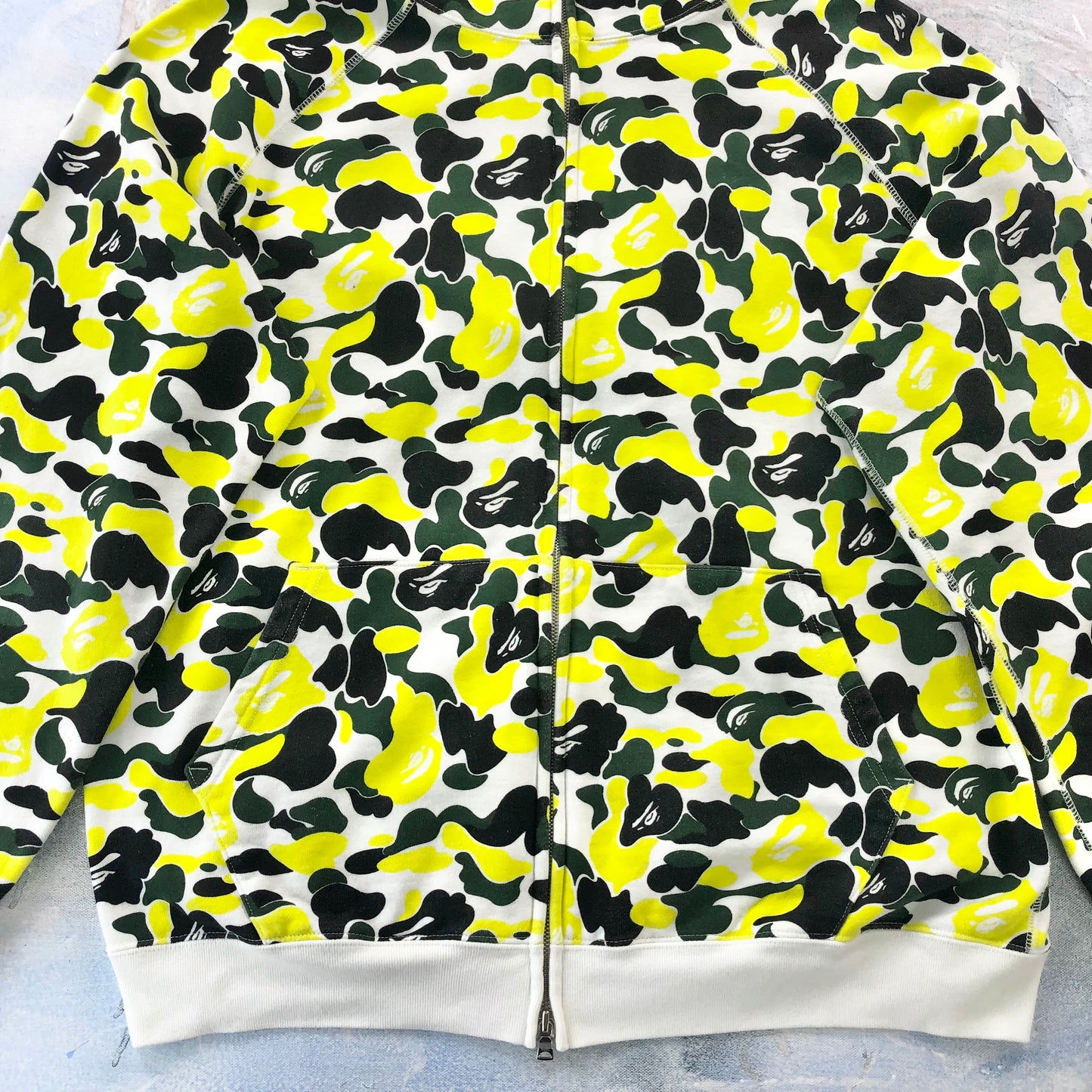 A Bathing Ape Osaka City Camo Full Zip Hoodie Sweatshirt L