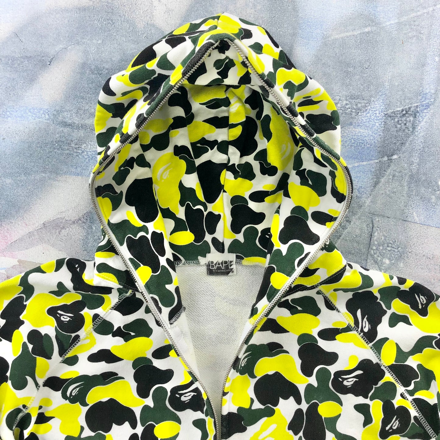 A Bathing Ape Osaka City Camo Full Zip Hoodie Sweatshirt L