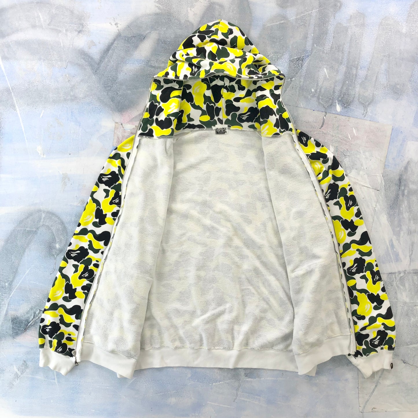 A Bathing Ape Osaka City Camo Full Zip Hoodie Sweatshirt L