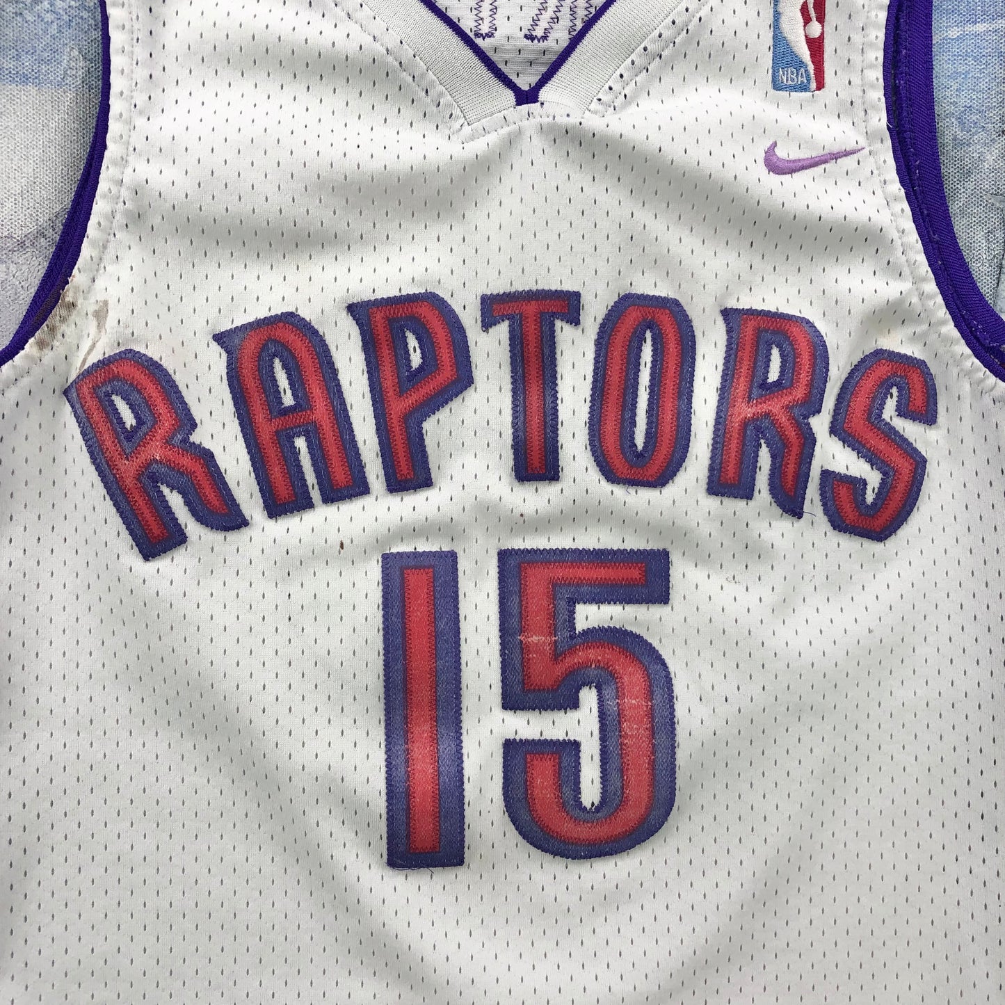 Vintage Nike Team NBA Toronto Raptors Vince Carter 15 Jersey S