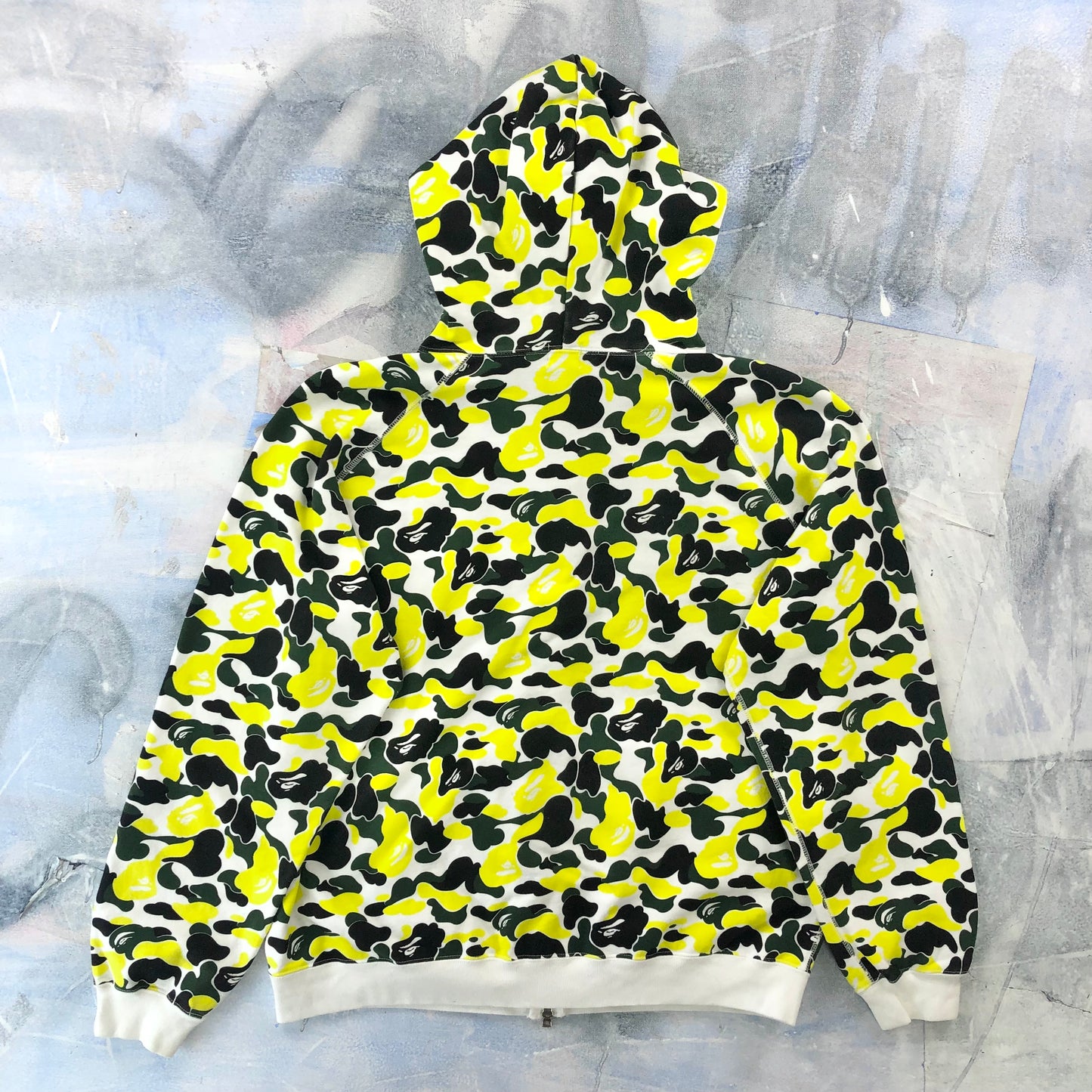 A Bathing Ape Osaka City Camo Full Zip Hoodie Sweatshirt L
