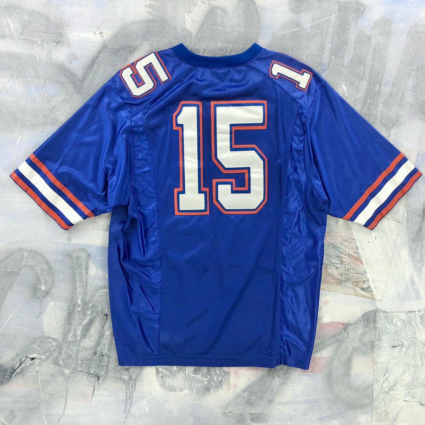 Vintage Nike Team The University Of Florida Gators Football Tim Tebow Jersey 15 M