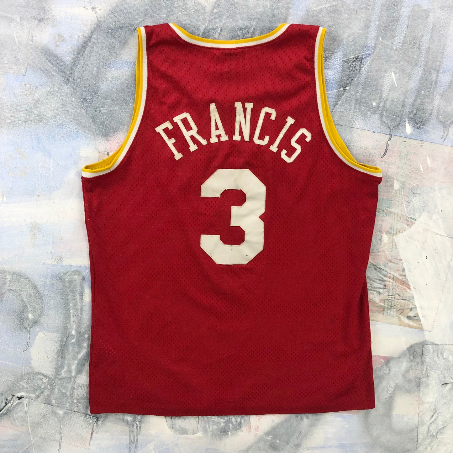 Vintage Nike Team NBA Huston Rockets Steve Francis 3 Jersey L