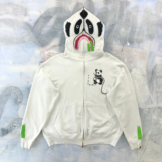 A Bathing Ape x Nigo Panda Full Zip Hoodie Sweatshirt L