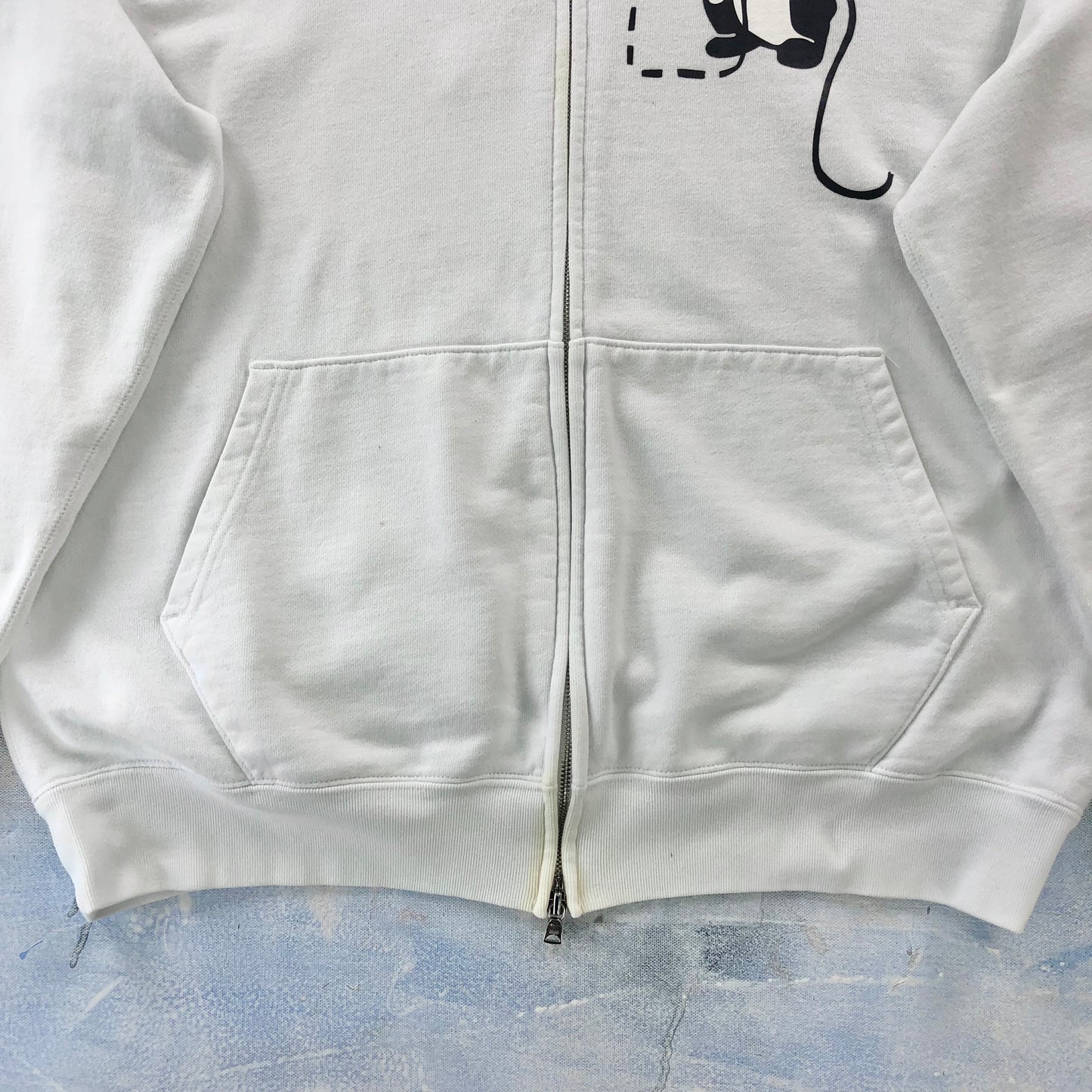 A Bathing Ape x Nigo Panda Full Zip Hoodie Sweatshirt L