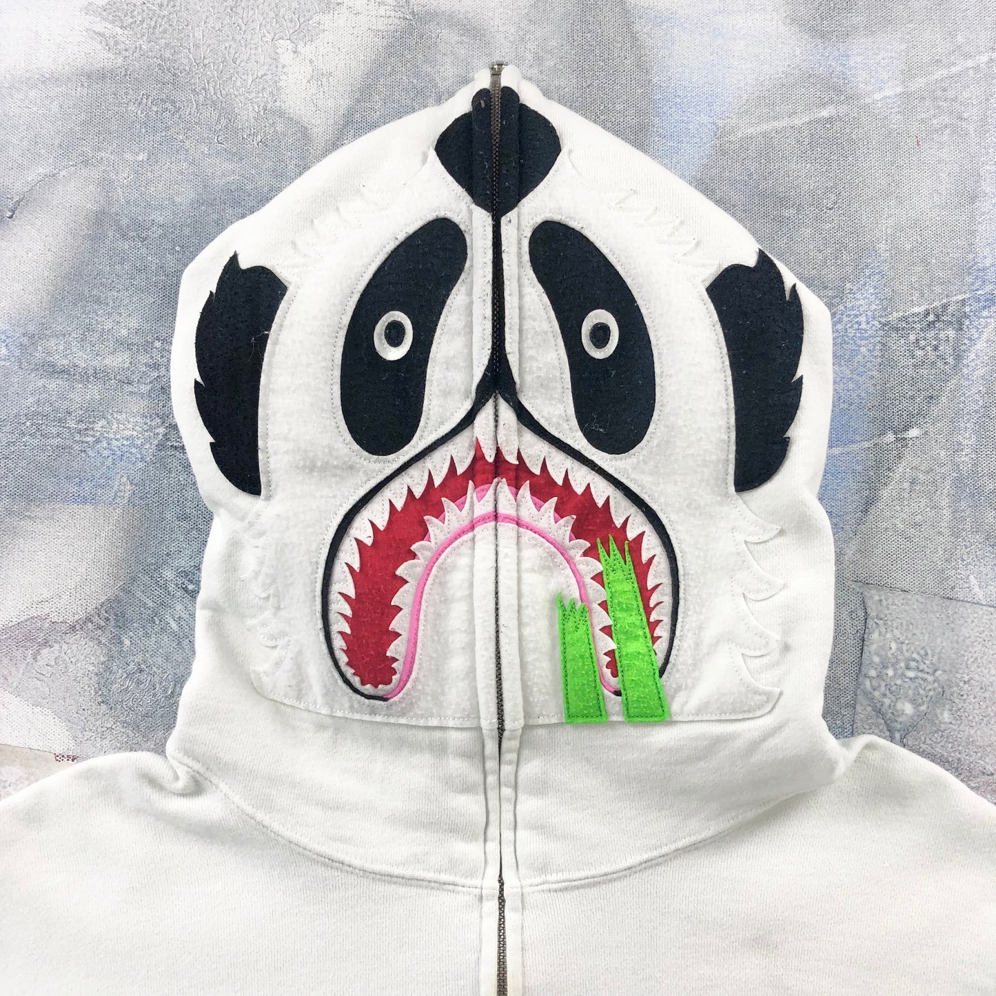 A Bathing Ape x Nigo Panda Full Zip Hoodie Sweatshirt L
