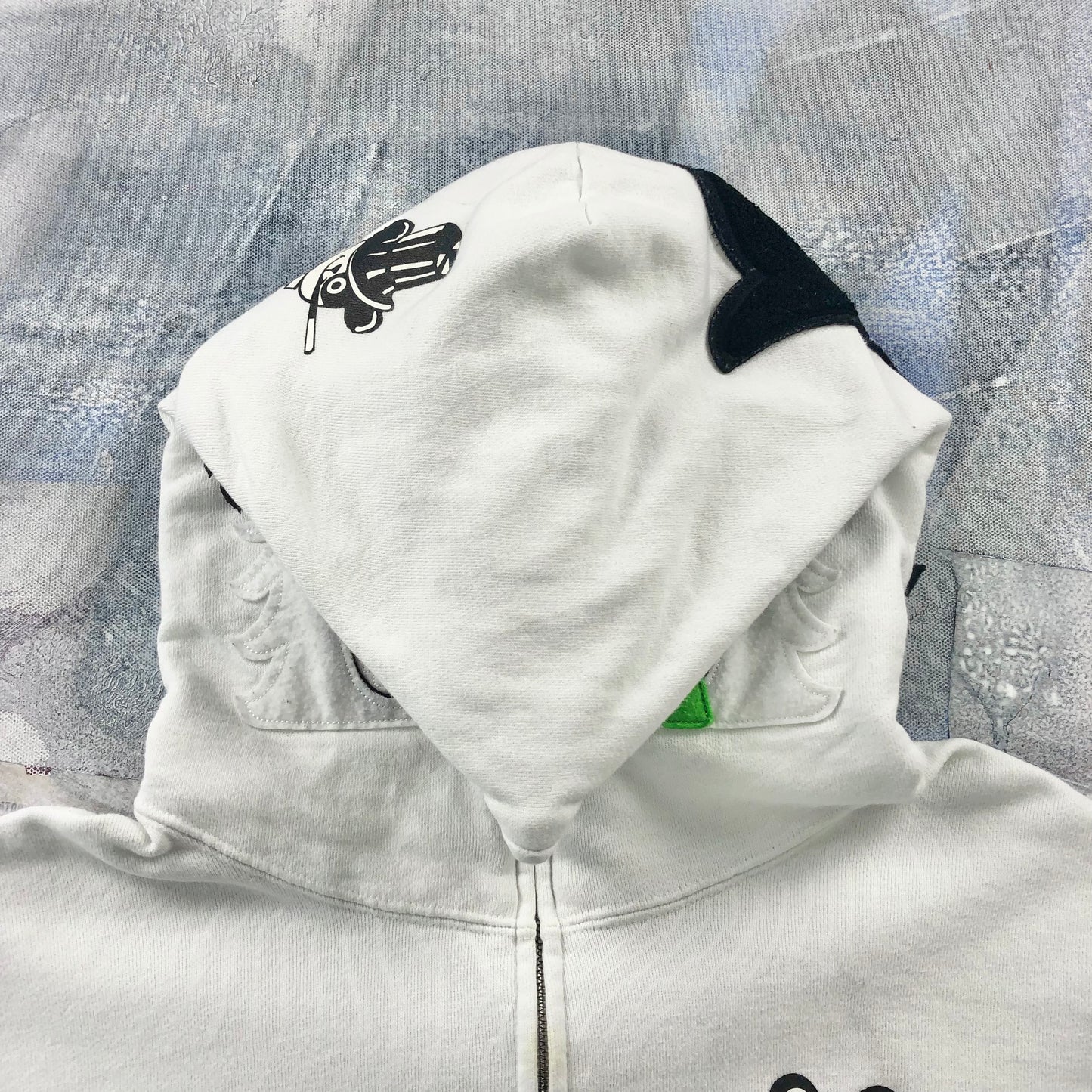 A Bathing Ape x Nigo Panda Full Zip Hoodie Sweatshirt L