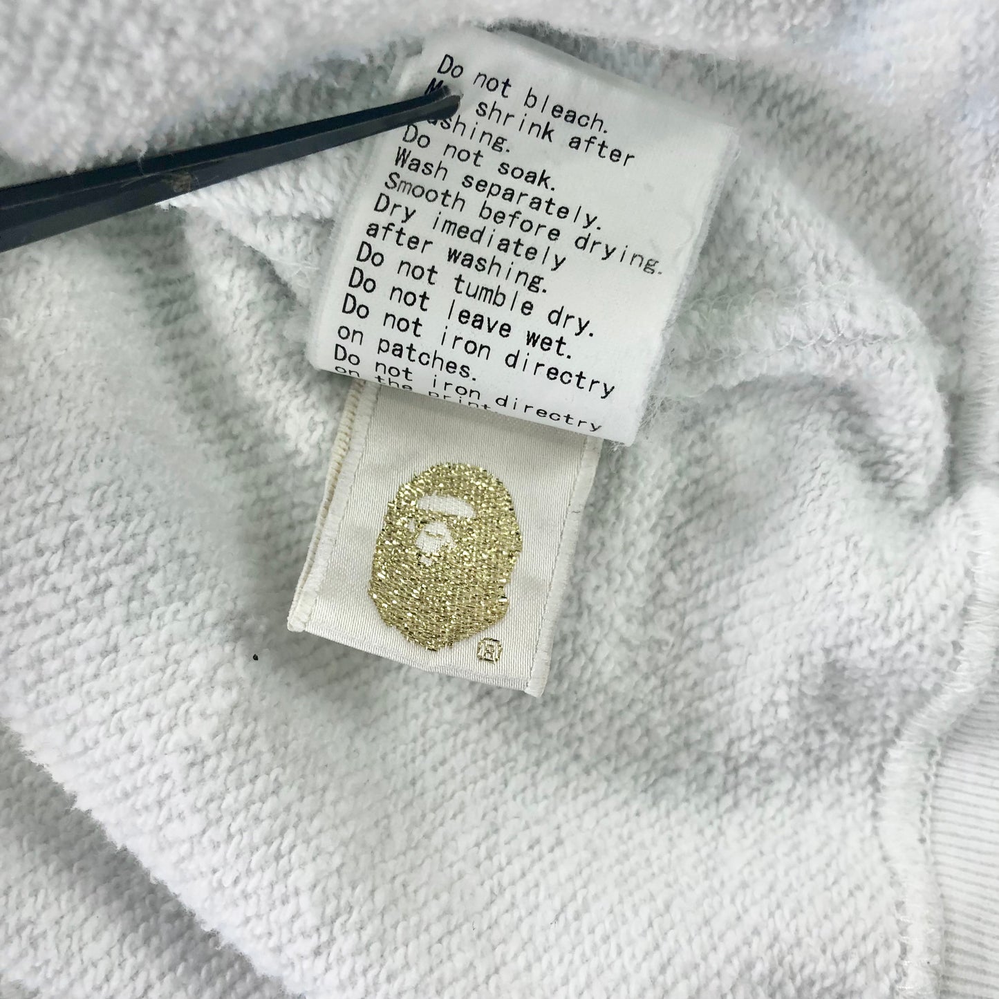 A Bathing Ape x Nigo Panda Full Zip Hoodie Sweatshirt L