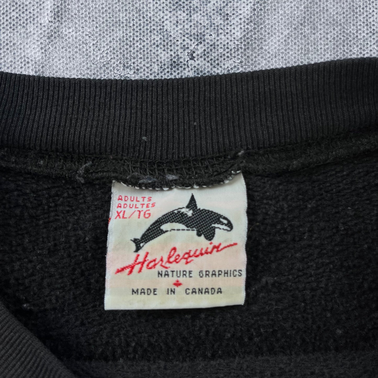 Vintage 90s Lone Wolf Crewneck Sweatshirt XL