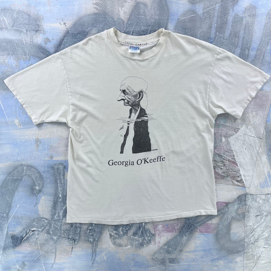 Vintage 90s USA Georgia Okeefe Single Stitch T Shirt XL