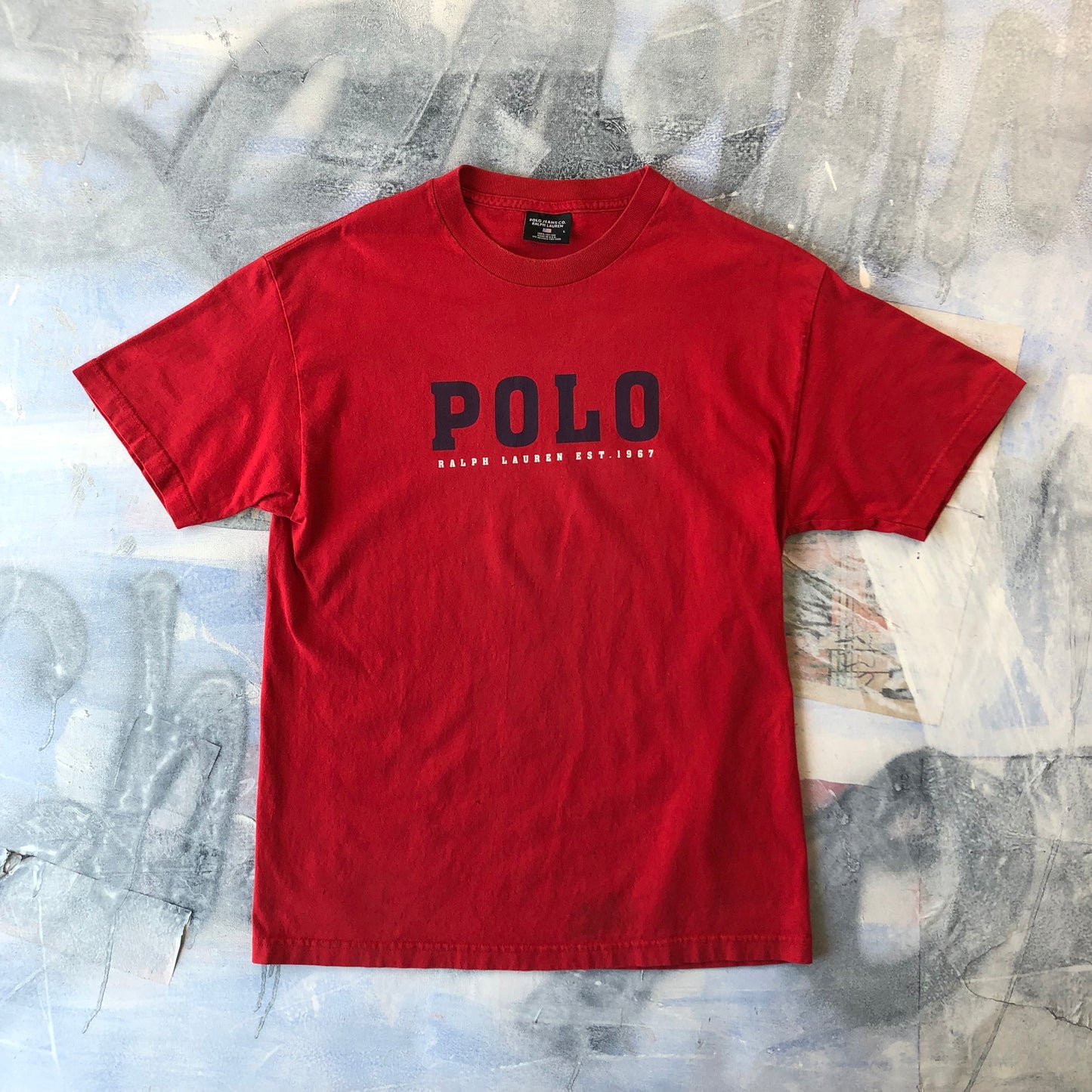 Vintage Polo Jeans Company Ralph Lauren USA T Shirt L