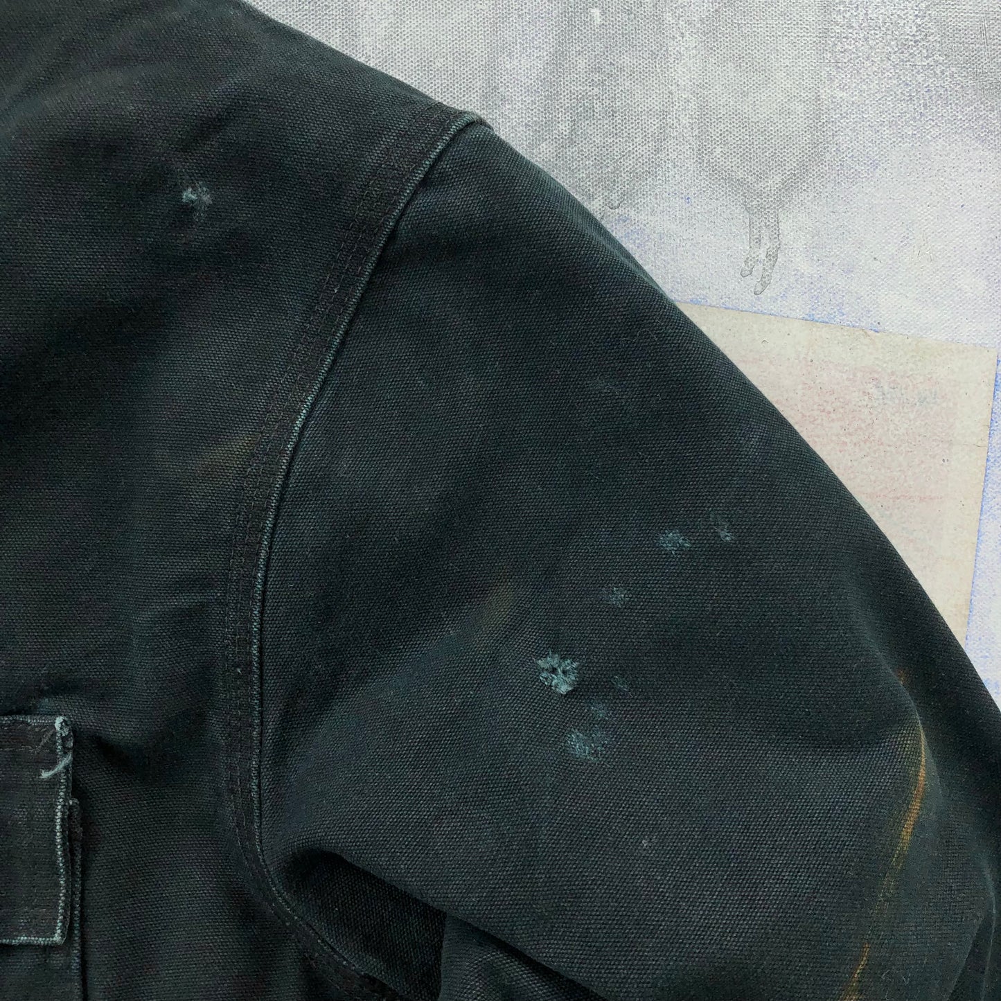 Vintage Carhartt C03 Corduroy Collar Workwear Zip Jacket XL