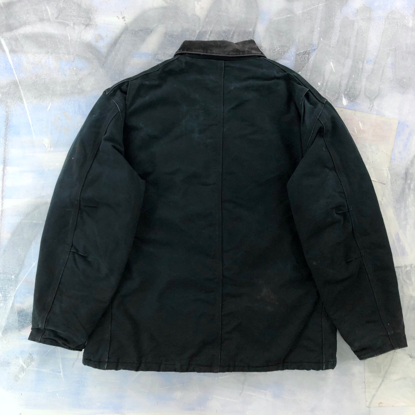 Vintage Carhartt C03 Corduroy Collar Workwear Zip Jacket XL