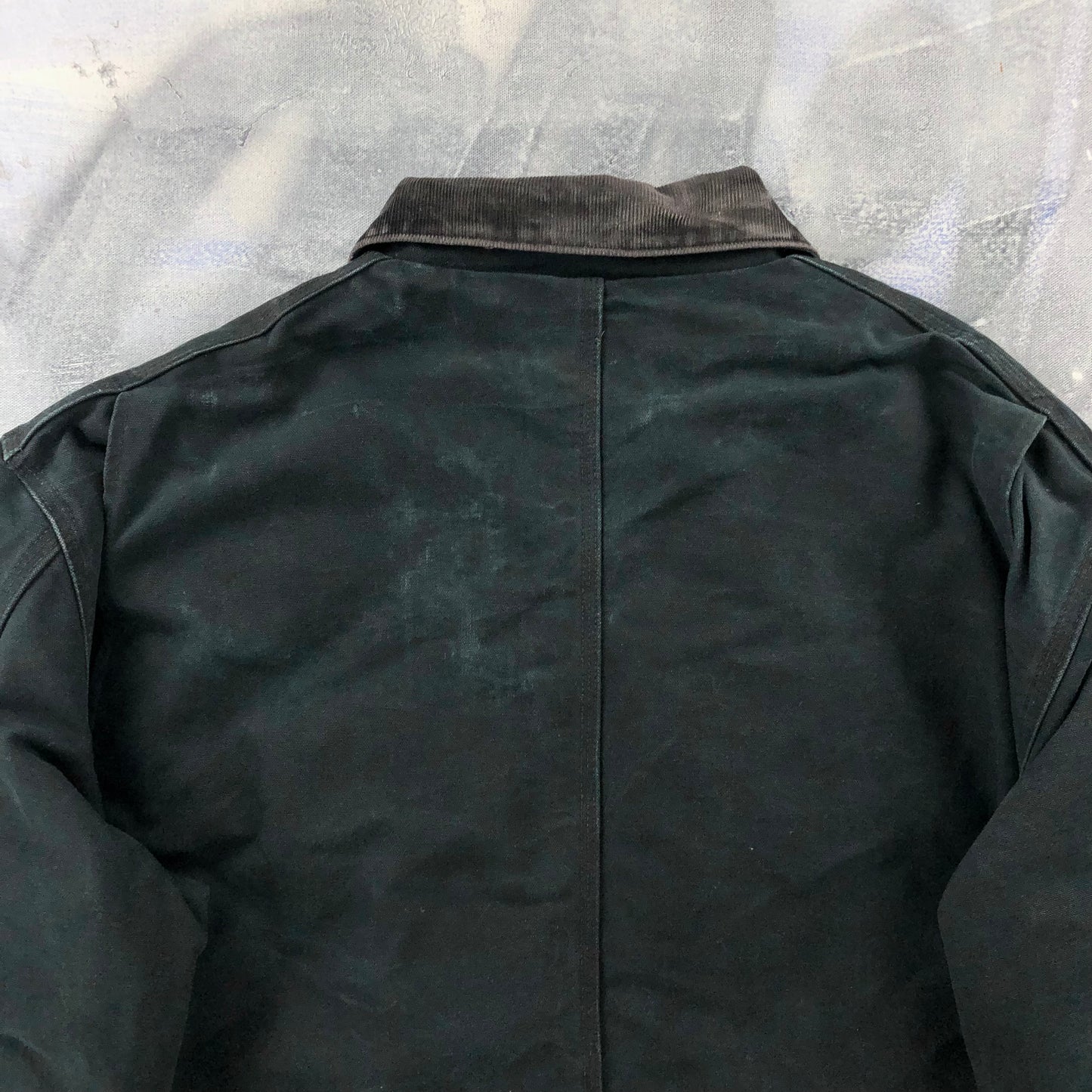 Vintage Carhartt C03 Corduroy Collar Workwear Zip Jacket XL