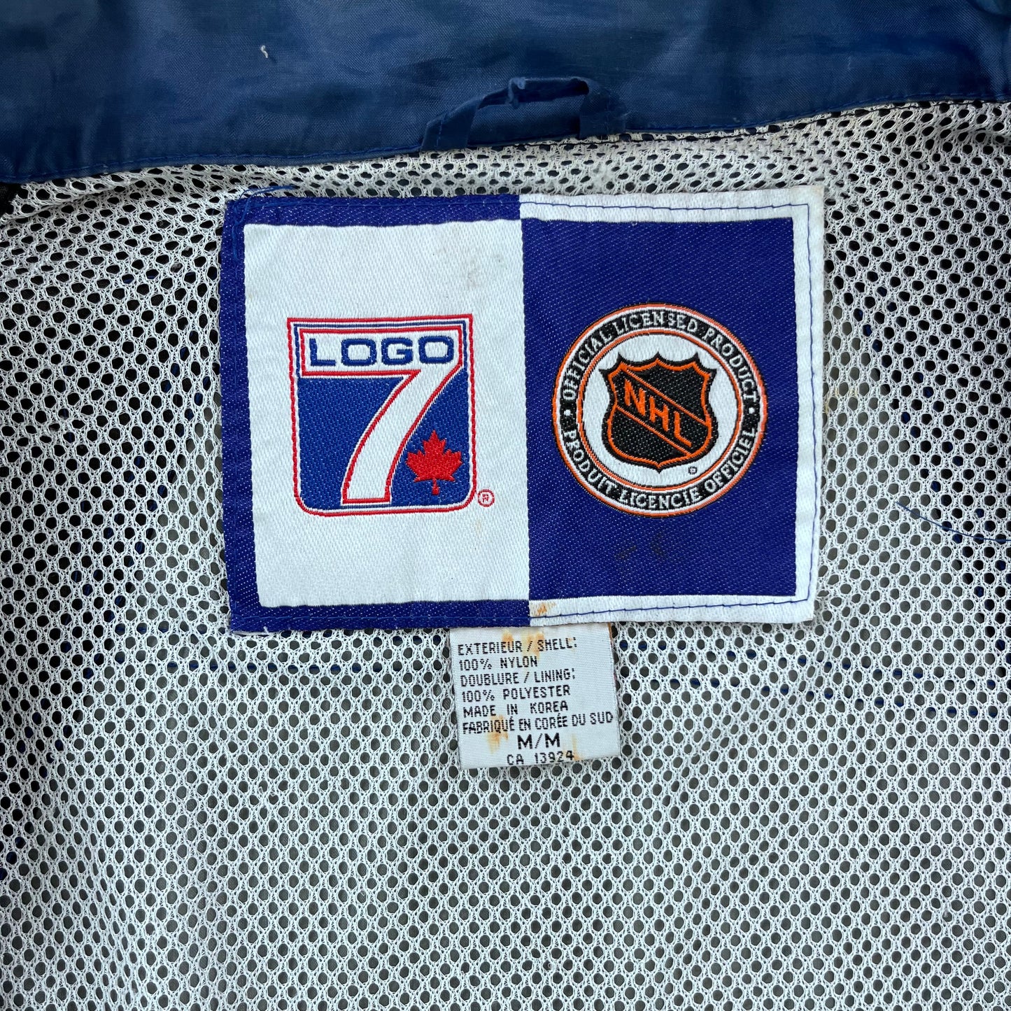Vintage 90s NHL Toronto Maple Leafs Windbreaker Zip Jacket M
