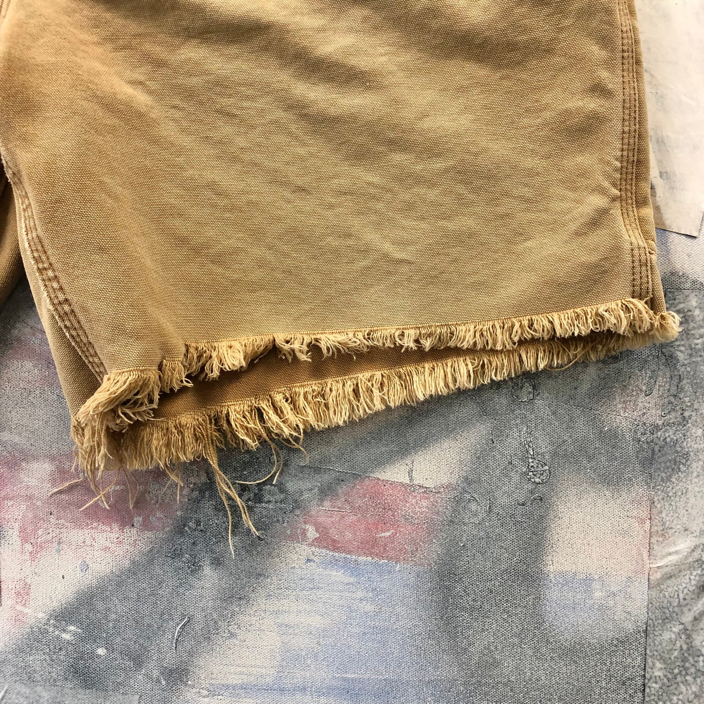 Vintage Carhartt Custom Crop Carpenter Jean Short W40